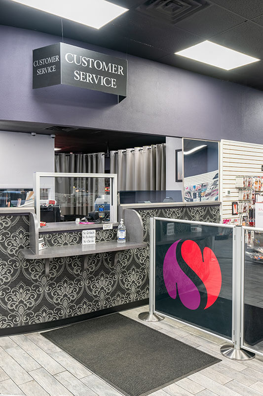 Customer service desk at Fantasy Novelty Superstore
